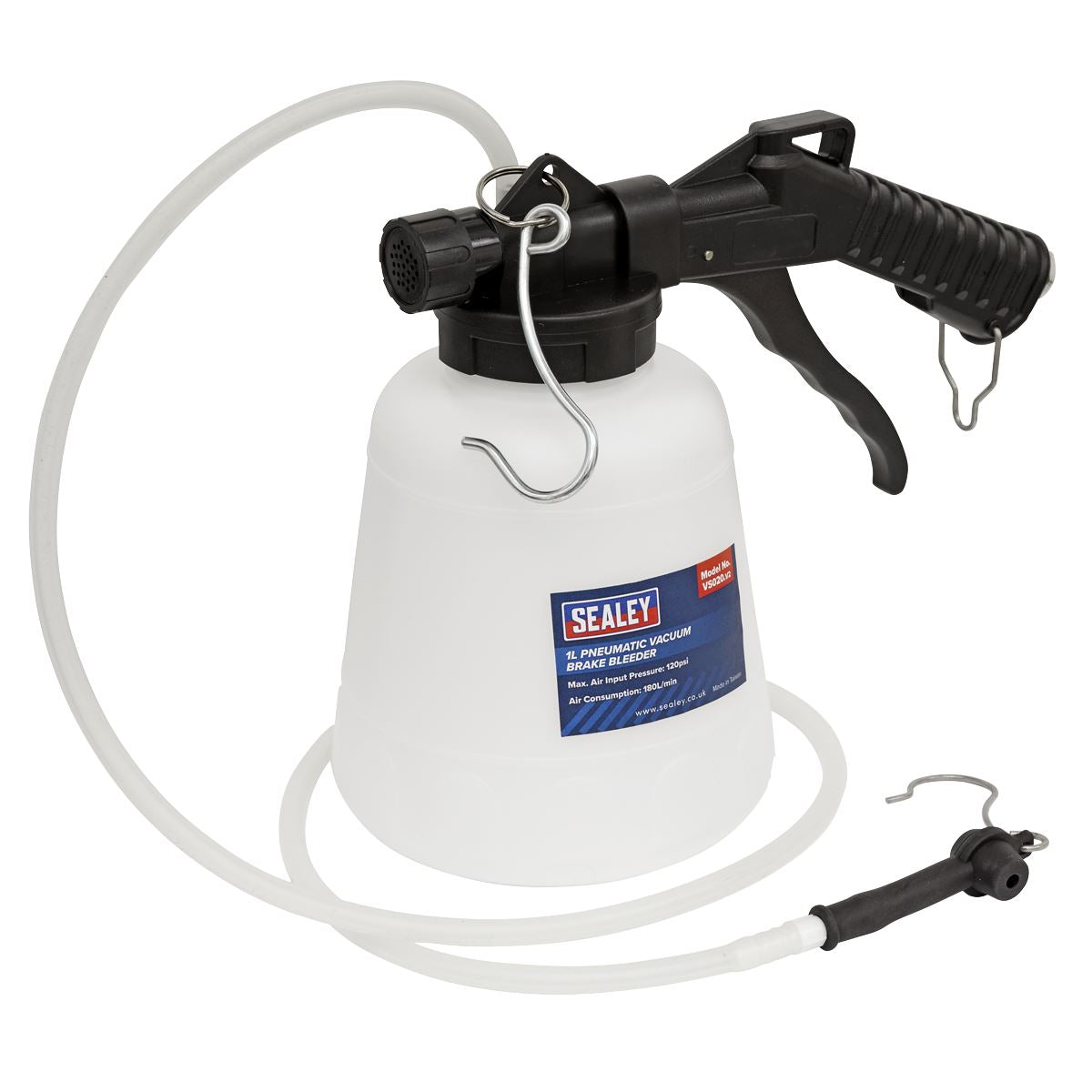 Sealey Brake & Clutch Bleeder Vacuum Type 1L VS020