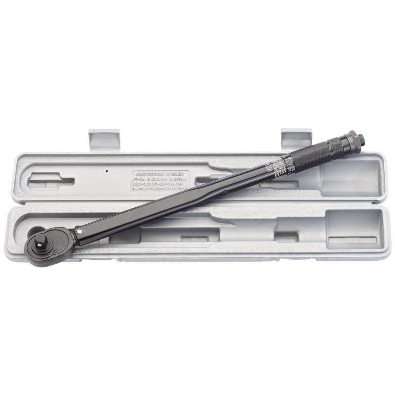 Draper Ratchet Torque Wrench 1/2" Square Drive 30 - 210Nm (22.1-154.9lb-ft) Tool - 64535