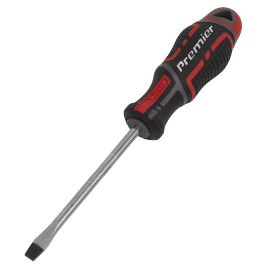 Sealey Screwdriver Slotted 6 x 100mm GripMAX AK4354