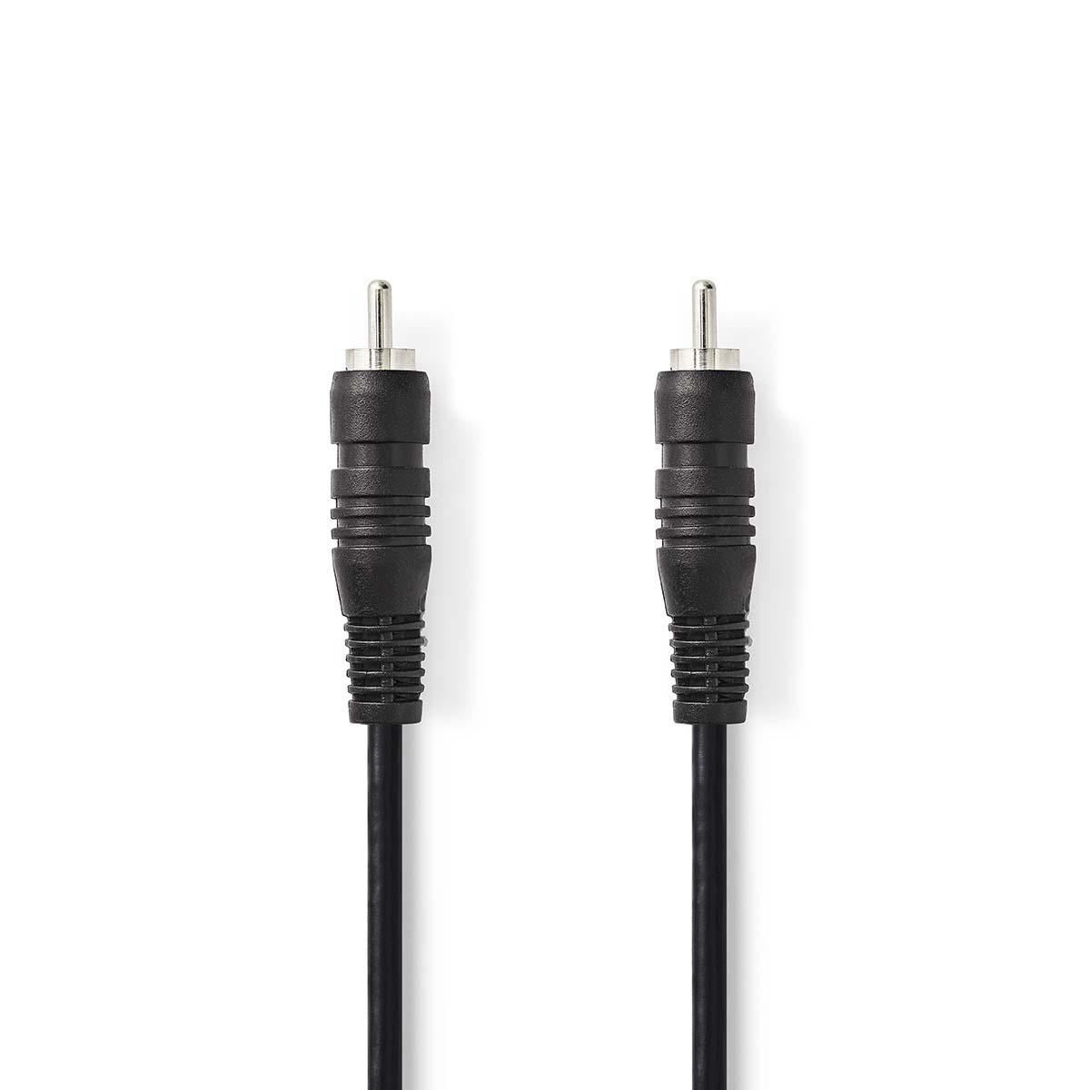 Nedis Digital Audio Cable RCA Male to RCA Male 1m Black CAGP24170BK10