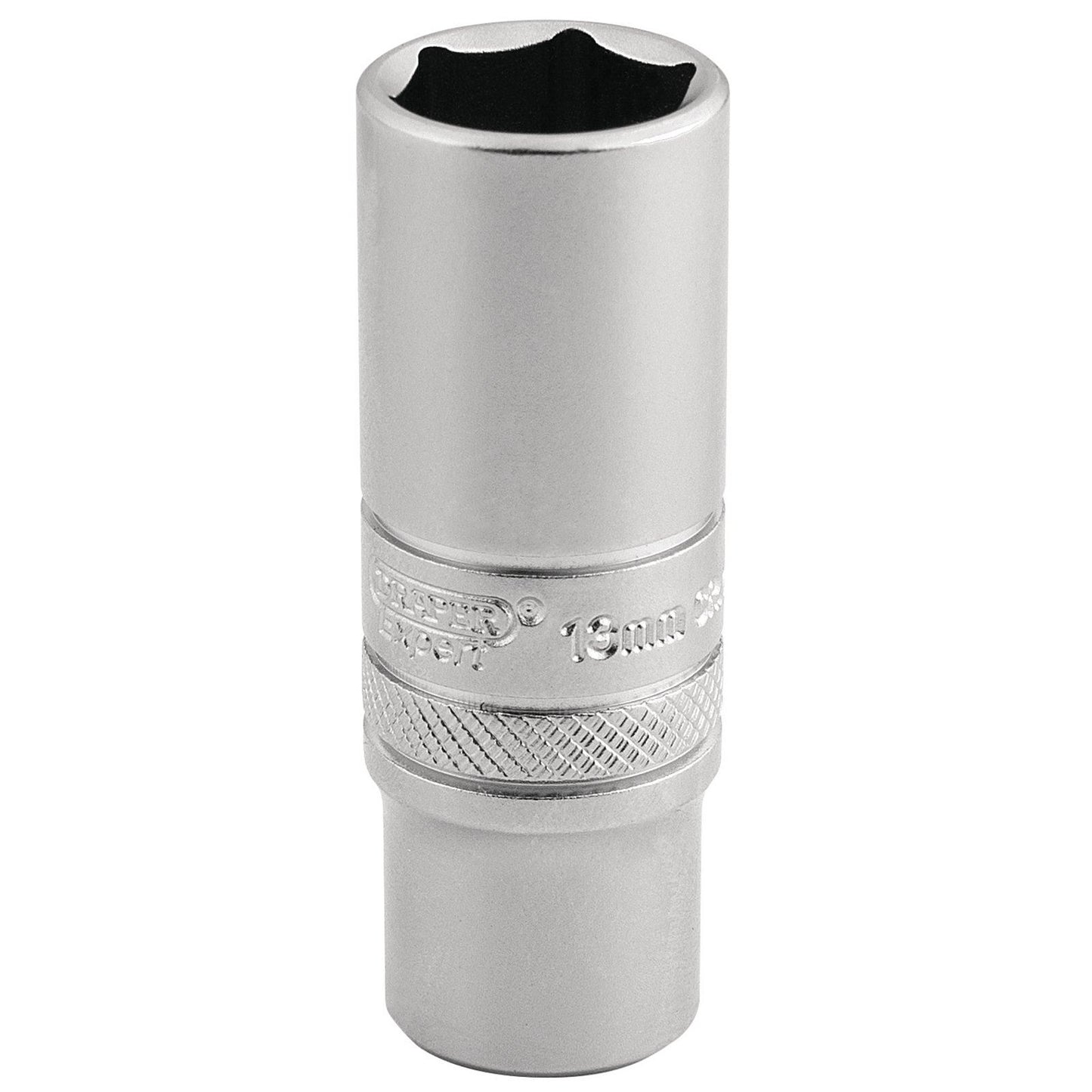 Draper Expert Quality Chrome 1/4" Square Drive 6 Point Deep Socket - 13mm - 16530