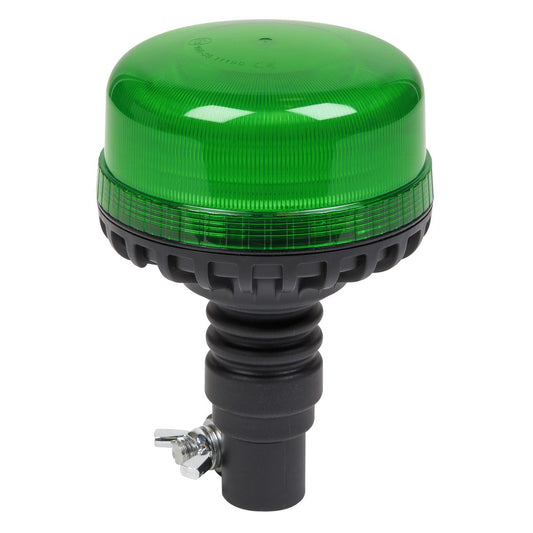 Sealey Warning Beacon SMD LED 12/24V Flexible Spigot Fixing - Green WB955LEDG