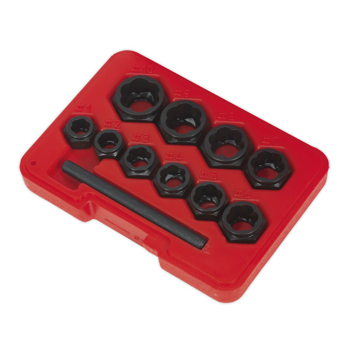 Sealey Bolt Extractor Set 11pc Spanner Type AK8183