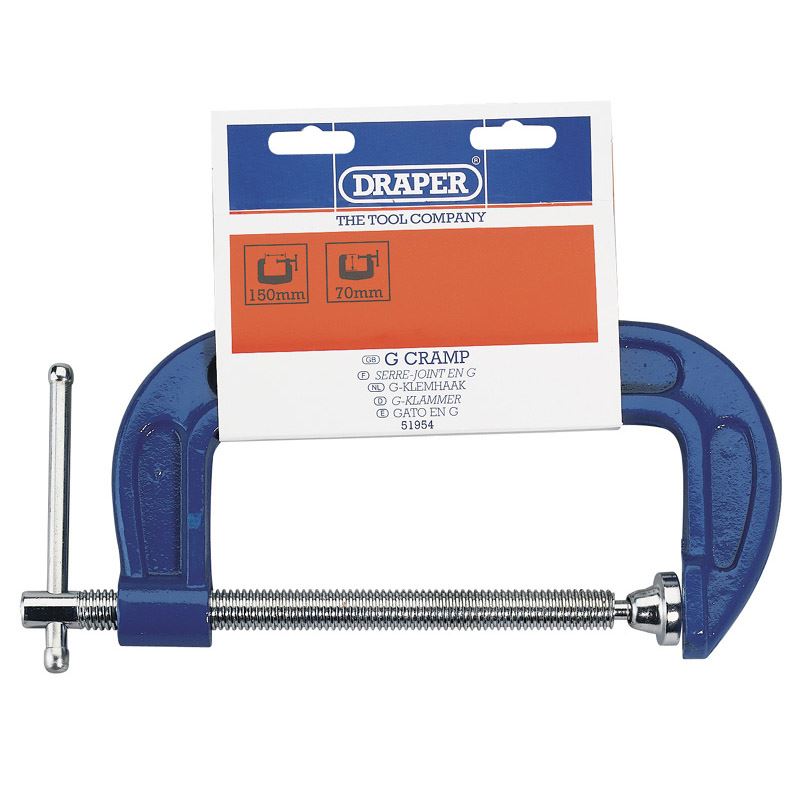 Draper C Clamp (150 x 70mm) 391GP - 51954