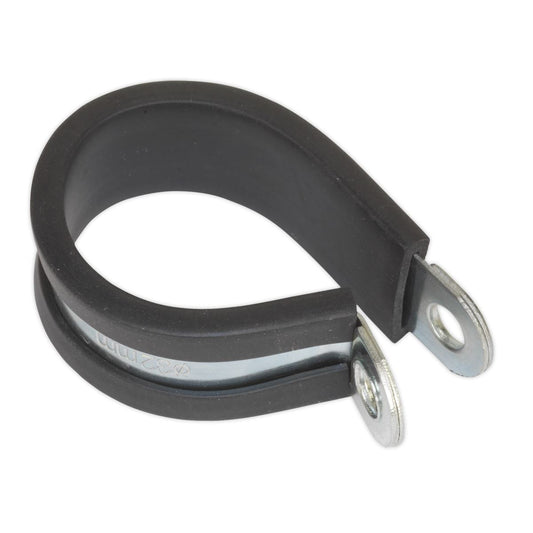 Sealey P-Clip Rubber Lined 35mm Pack of 25 PCJ35