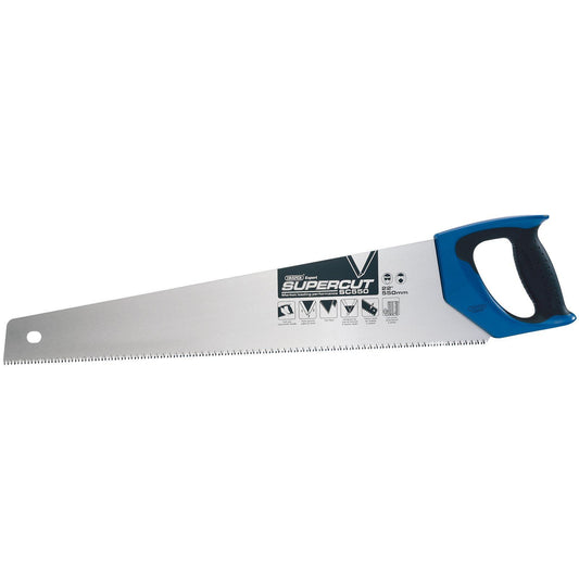 Draper Expert Supercut® 550mm/22" Soft Grip Hardpoint Handsaw - 7tpi/8ppi 49286