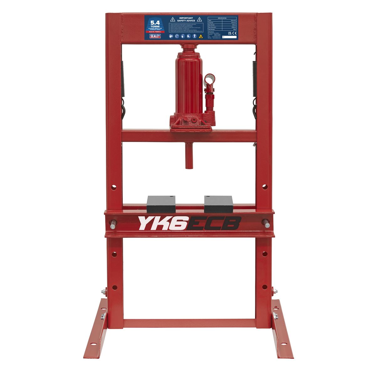 Sealey Hydraulic Press 5.4 tonne Economy Bench Type YK6ECB