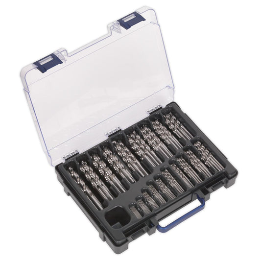 Sealey HSS Fully Ground Drill Bit Assortment 170pc 1-10mm DBS170FG