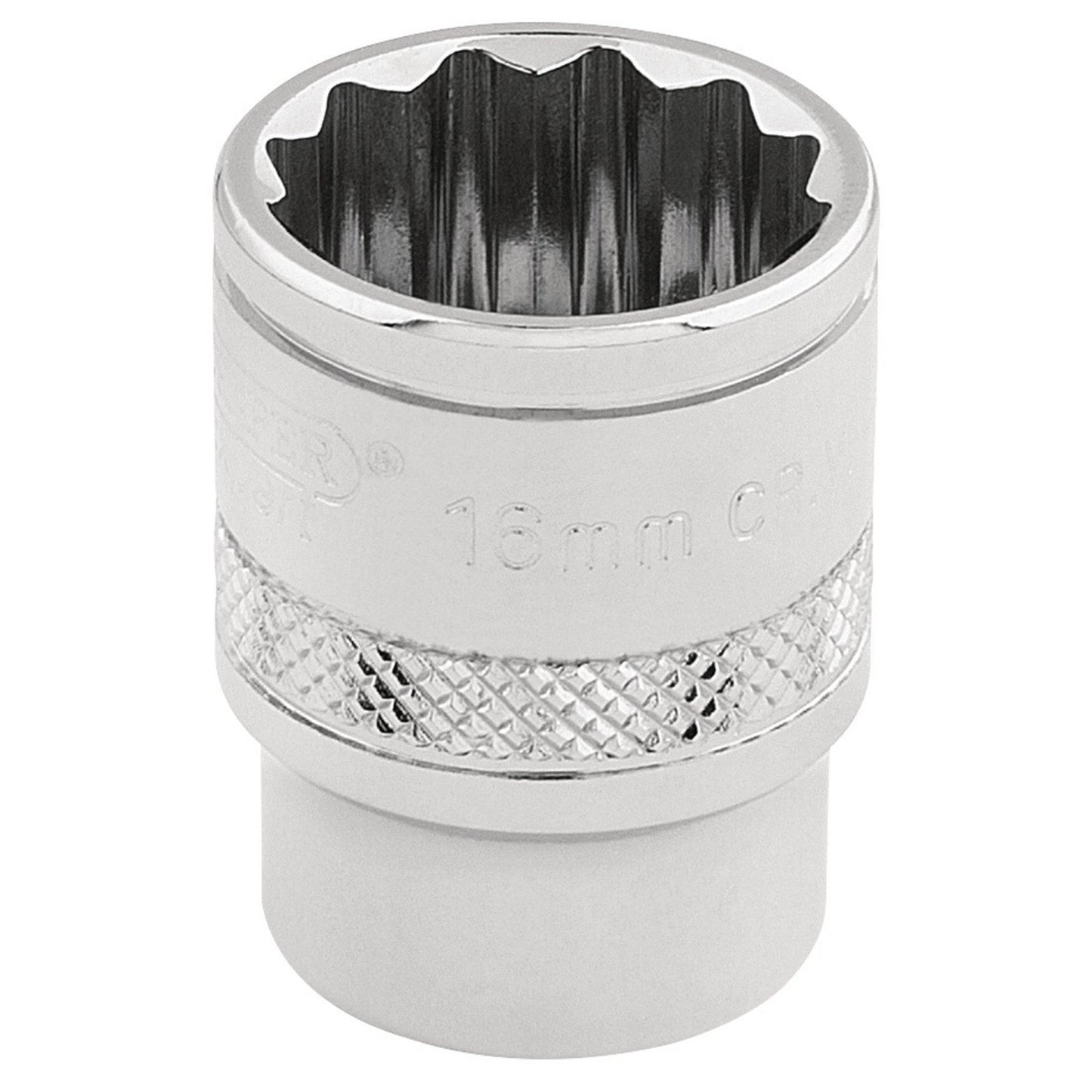 Draper 3/8" Sq. Dr. Hi-Torq 12 Point Socket (16mm) - 32780