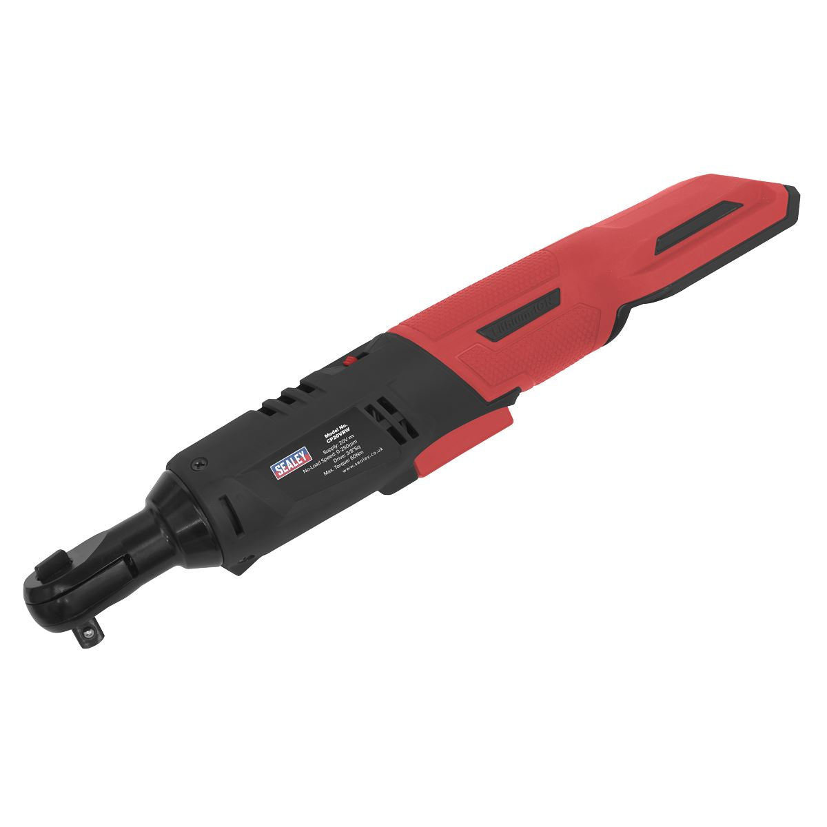 Sealey Ratchet Wrench 20V 3/8"Sq Drive 60Nm - Body Only CP20VRW