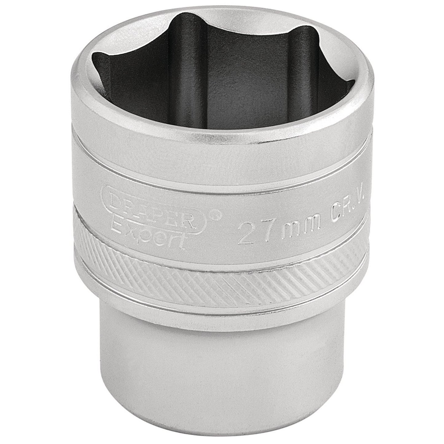 Draper Expert 1/2" Square Drive 6 Point Metric Socket (27mm) - 16618