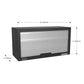 Sealey Modular Wall Cabinet Tambour Front 680mm APMS54