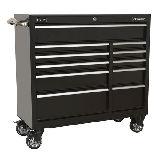 Sealey Rollcab 11 Drawer 1055mm Heavy-Duty Black PTB105511