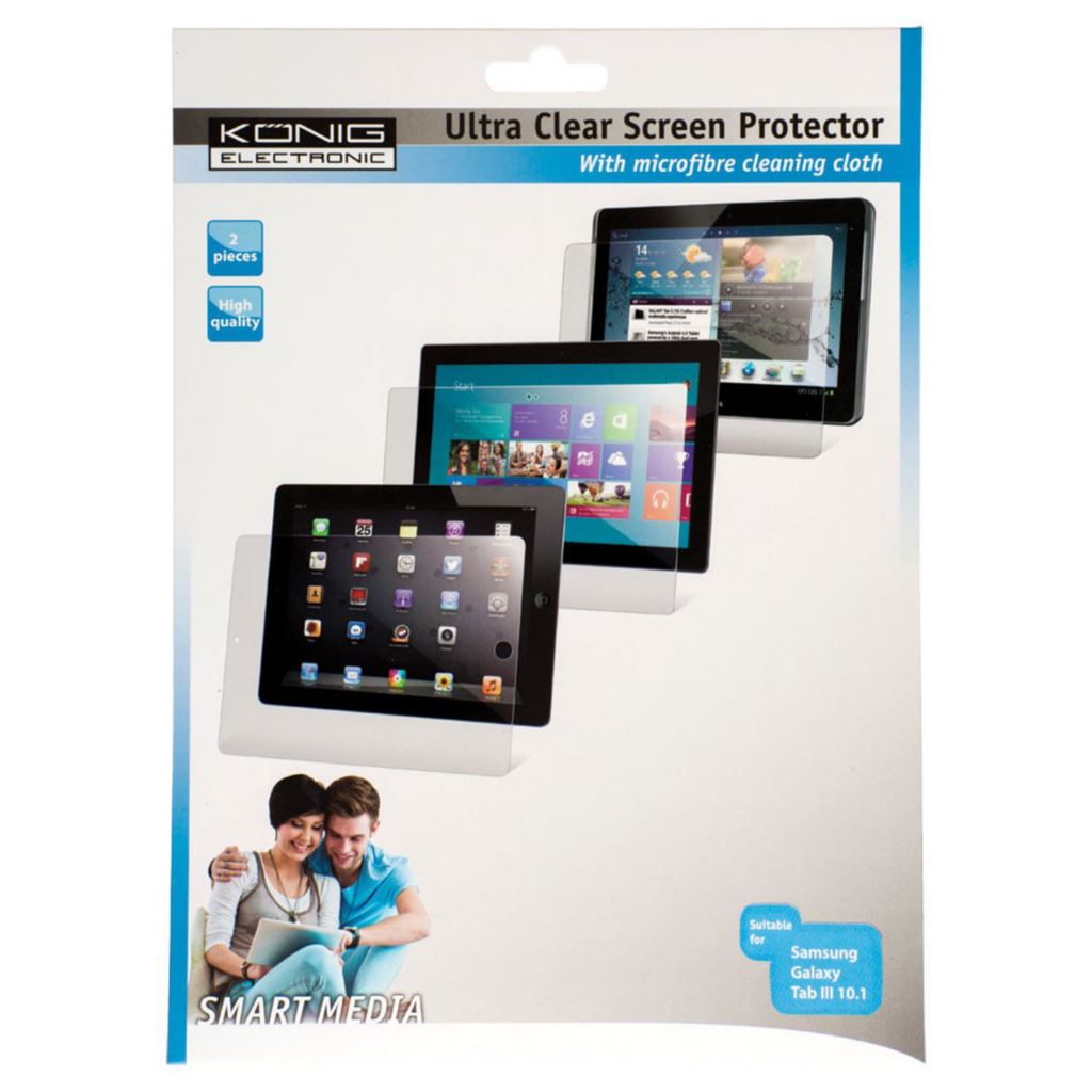 Konig Ultra clear screen protector for Samsung Galaxy Tab III 10.1â€ - CS10GALT3S100