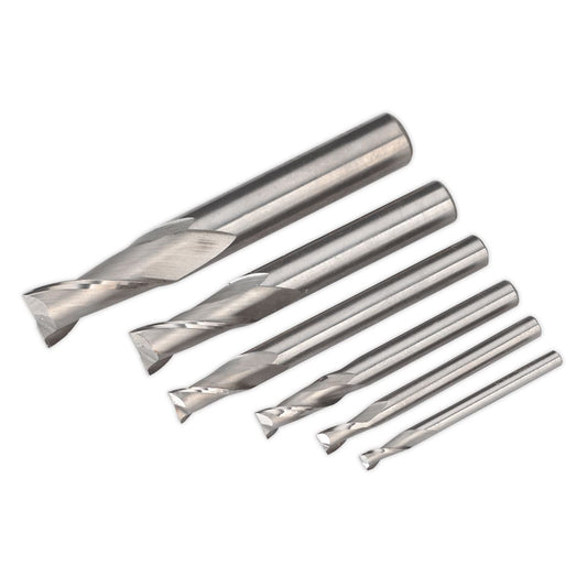 Sealey HSS End Mill Set MT2 3-10mm SM2503EMSET