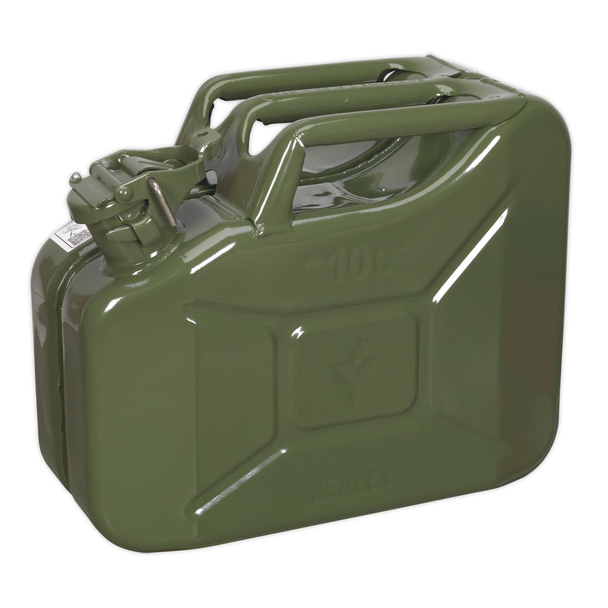 Sealey Jerry Can 10L - Green JC10G