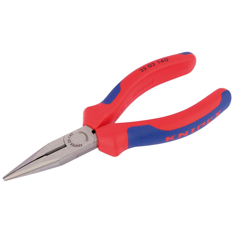 Draper 1x Knipex Expert 140mm Long Nose Plier - Heavy Duty Handles Work Tool - 49171