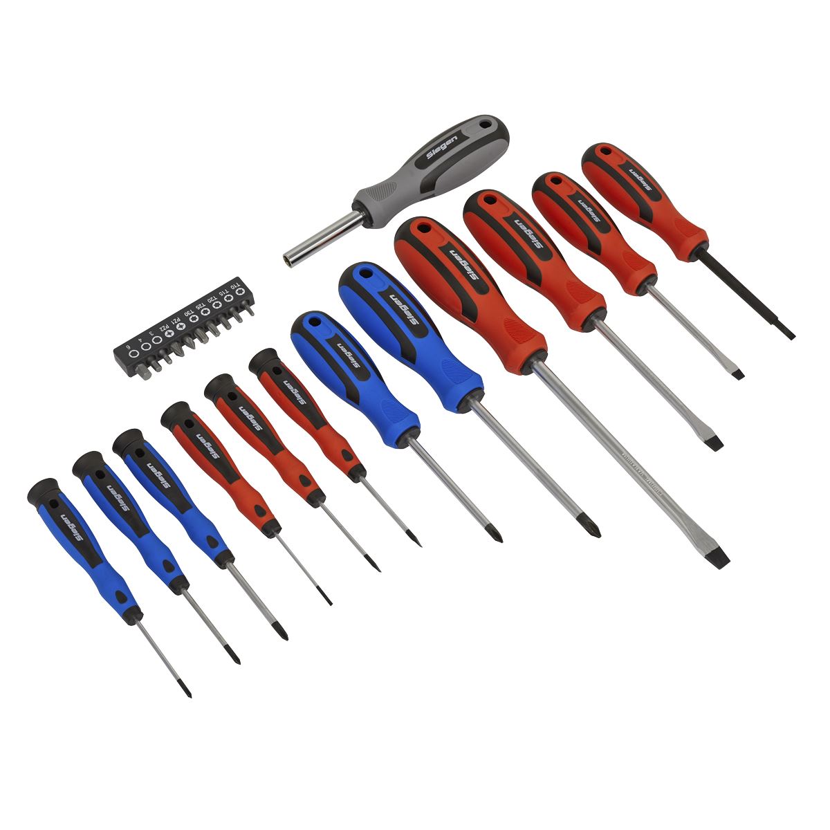 Sealey Soft Grip Screwdriver & Bit Set 23pc S0598