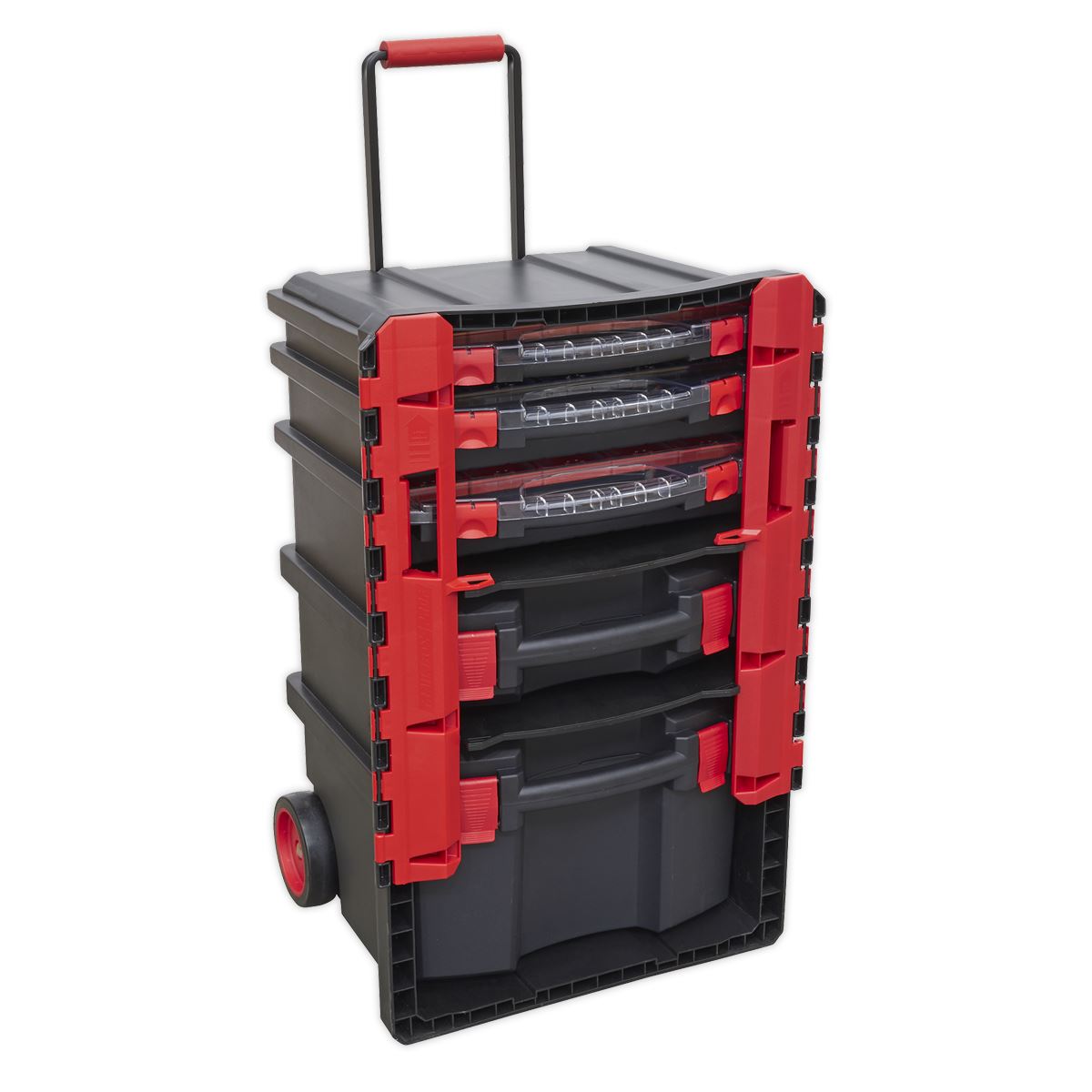 Sealey Professional Mobile Toolbox with 5 Removable Storage Cases AP860