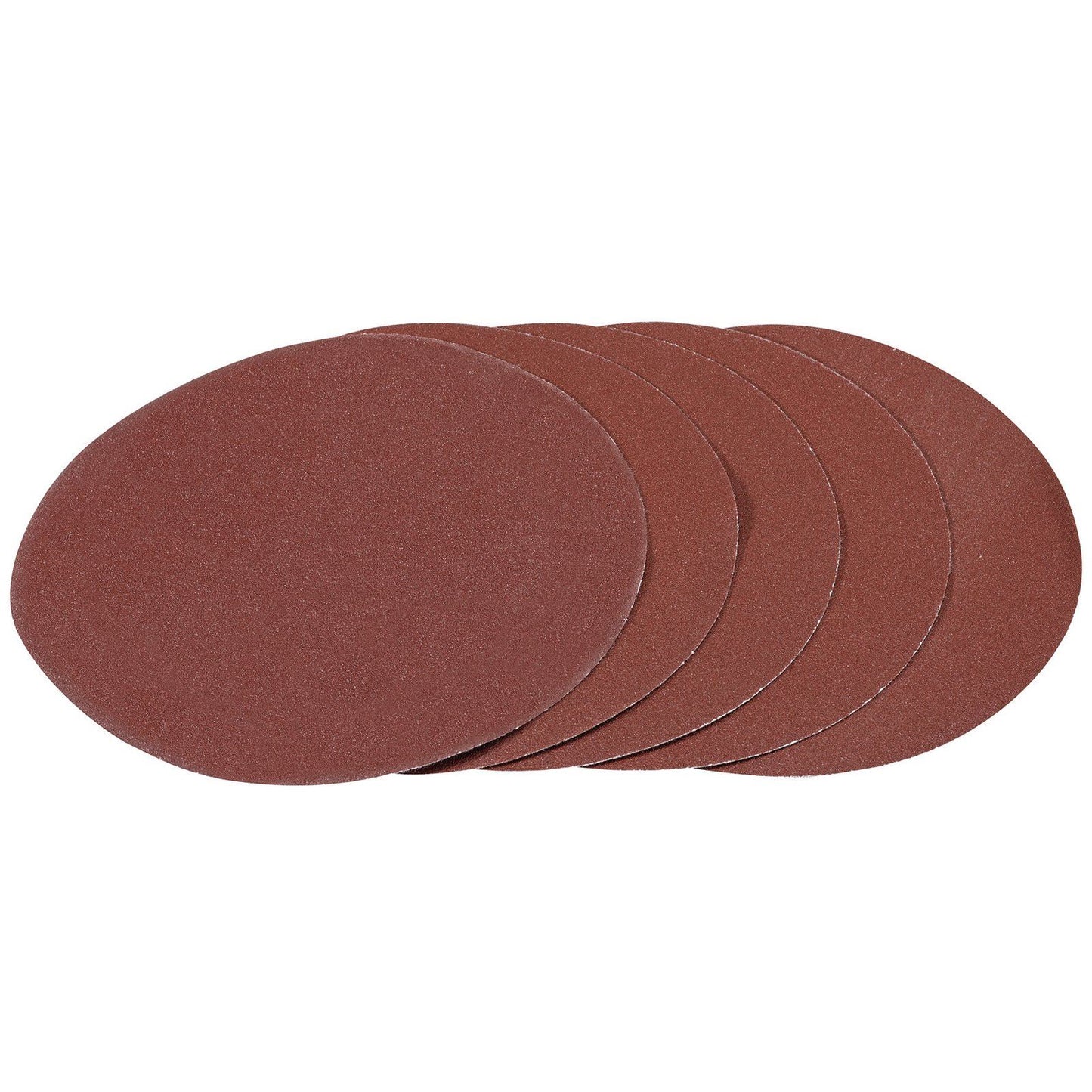 5x ORBITAL SANDING DISCS 180mm Hook & Loop Attach Extra Fine 120 Grit Sandpaper - 93427