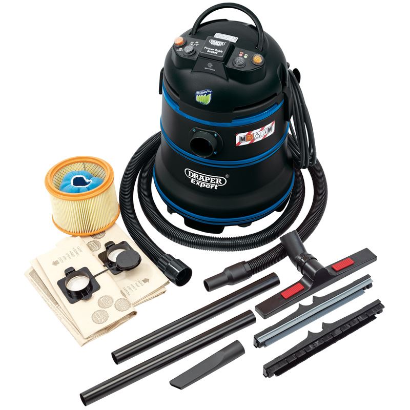 Draper Expert 35L 1200W 230V M-Class Wet and Dry Vacuum Cleaner -No. 38015