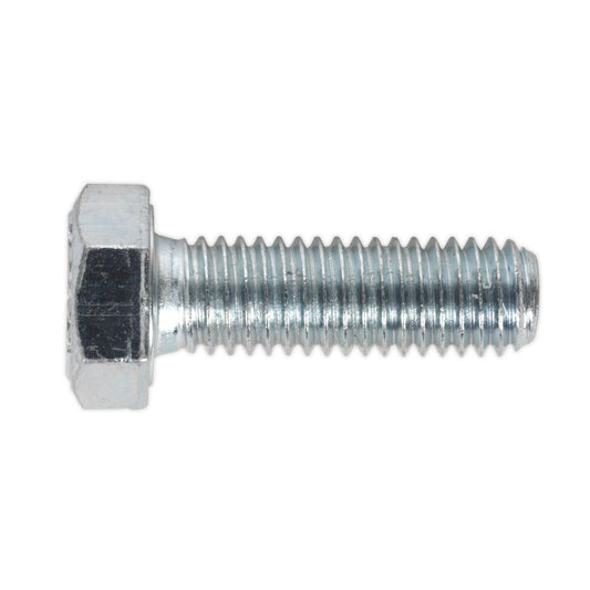 Sealey HT Setscrew M8 x 25mm 8.8 Zinc Pack of 50 SS825