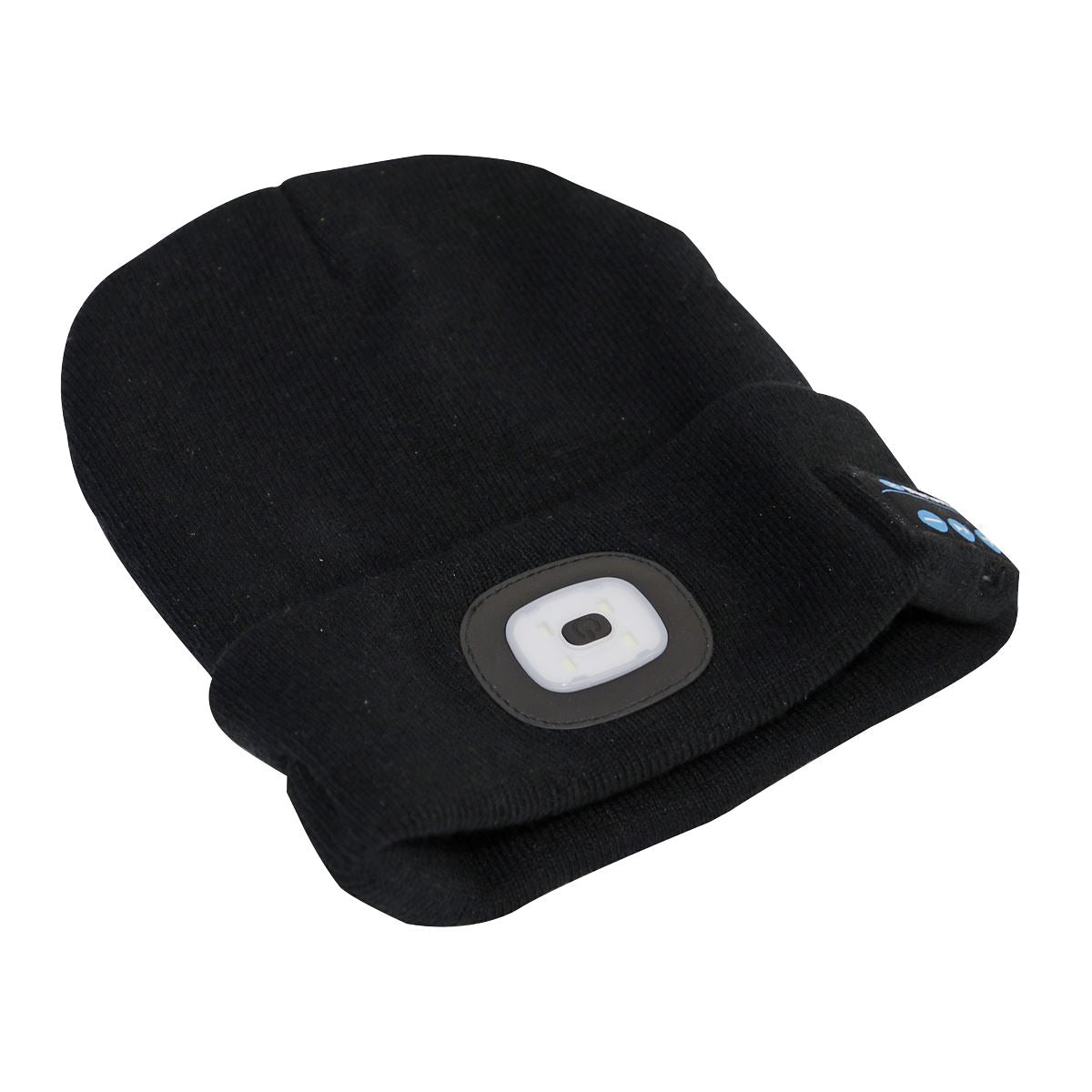 Sealey Beanie Hat 4 SMD LED USB R/Charge with Wireless Headphones LED185W