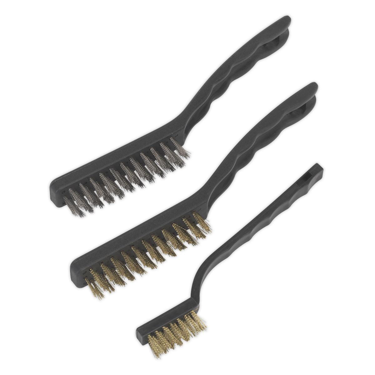 Sealey Wire Brush Set Auto Engineer's 3pc AK9801