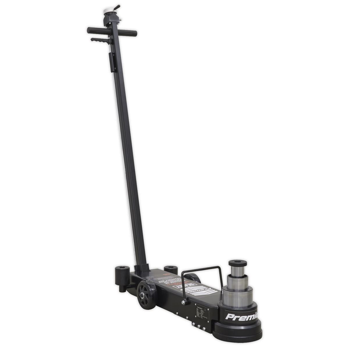 Sealey Air Operated Jack 10-40t Telescopic - Long Reach/Low Entry YAJ10-40LELR