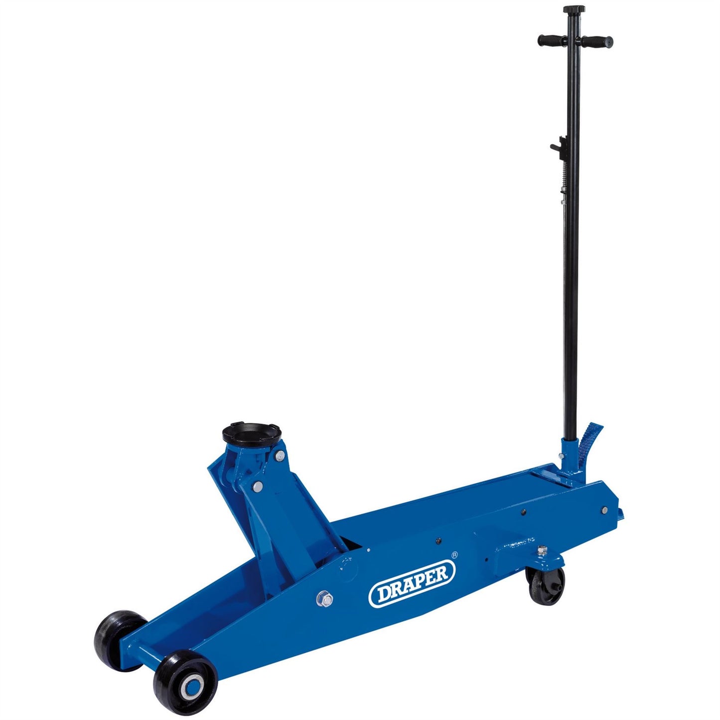 Draper 03494 TJ10LR Long Chassis Trolley Jack (10 Tonne) 10 ton