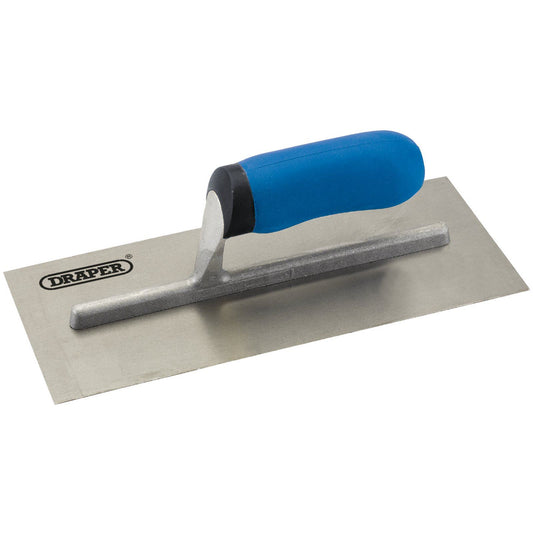 Draper Expert Plastering Trowel 280Mm × 115Mm 11" × 4 & 1/2" Carbon Spring Steel - 81242