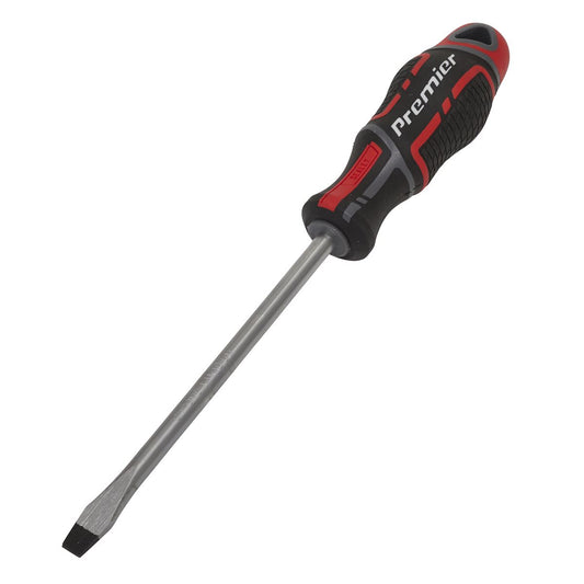 Sealey Screwdriver Slotted 8 x 150mm GripMAX AK4356