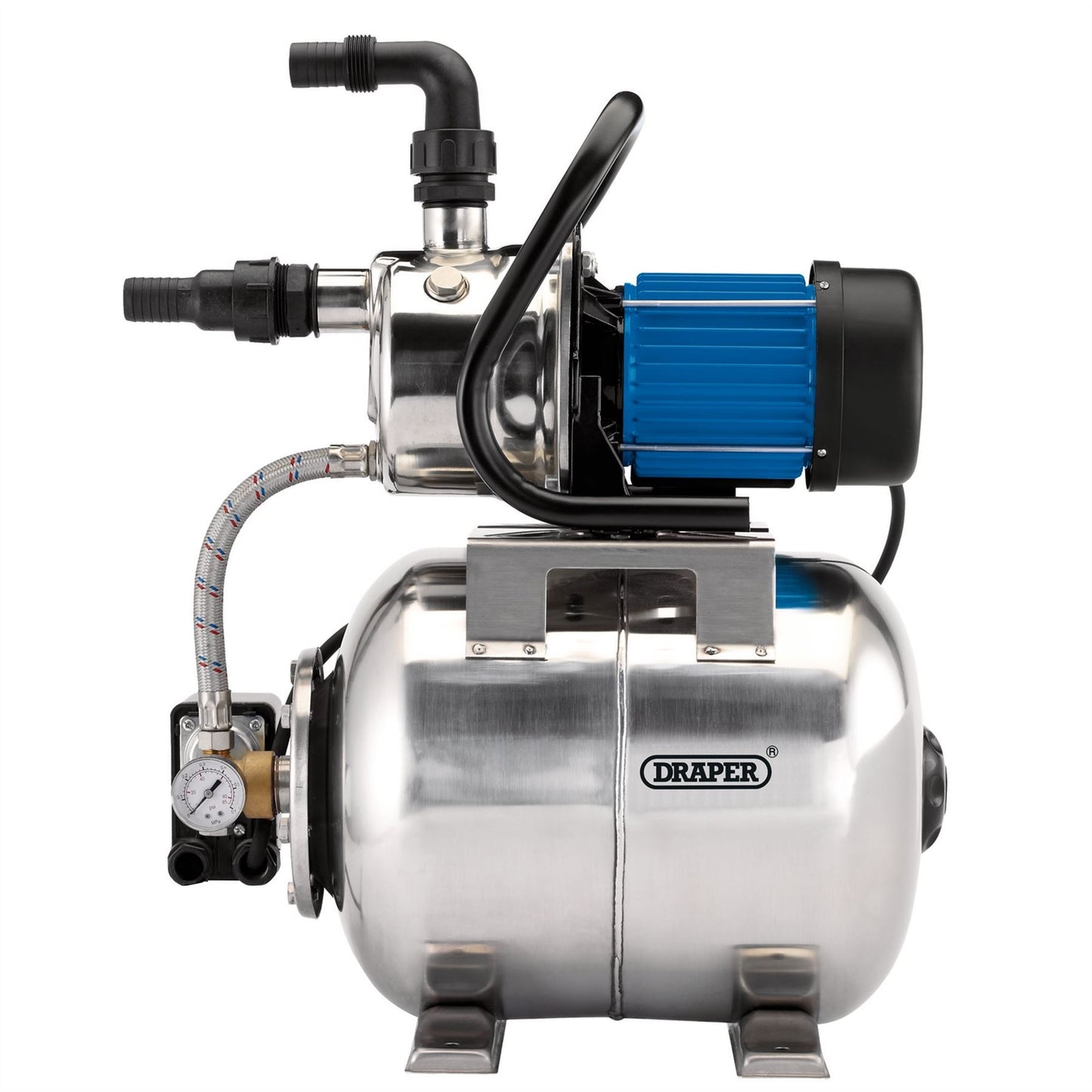 Draper Tools 98915 Stainless Steel Booster Pump 800W Automatic Cut Off 50L/min