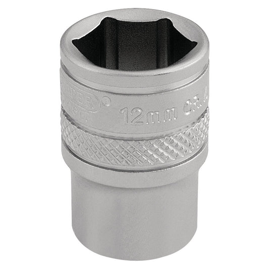 Draper Expert 1/4" Square Drive Socket (12mm) - 16515