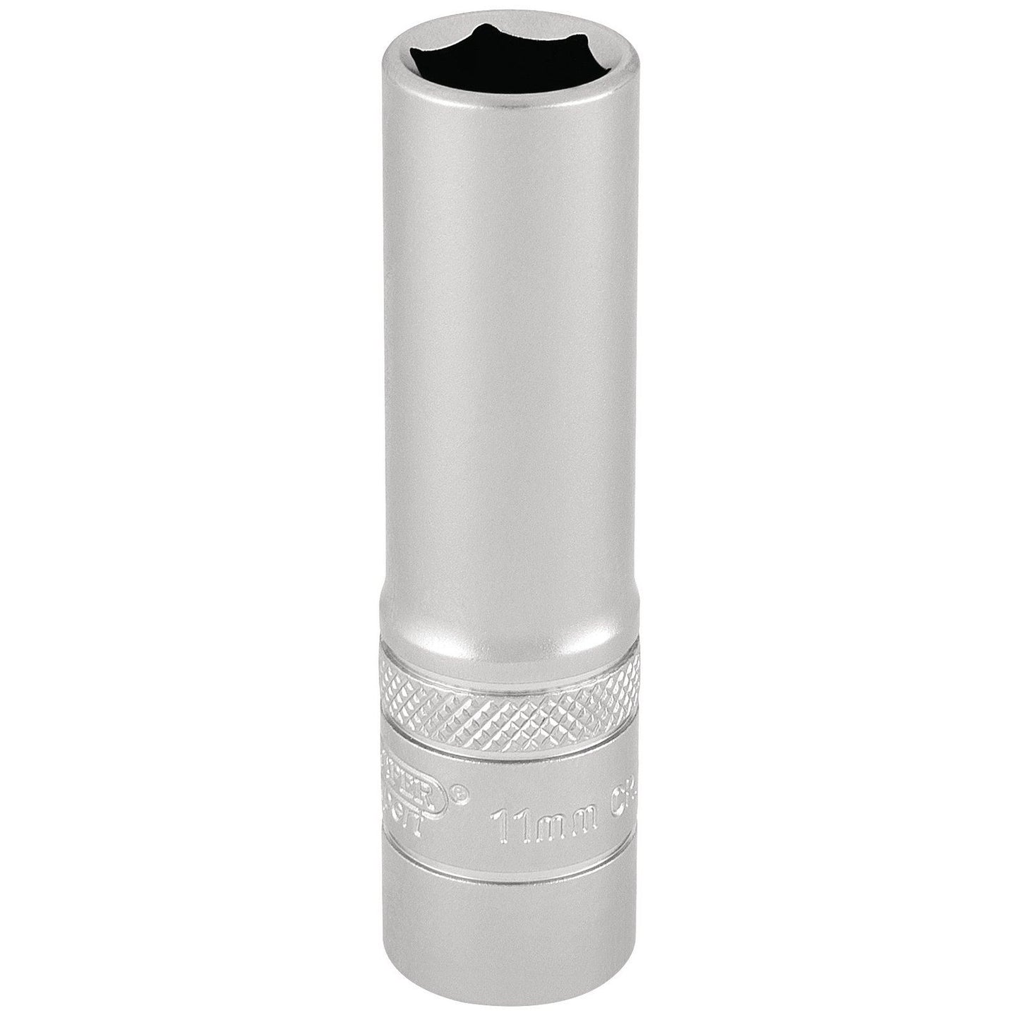 Draper Expert Quality 3/8" Square Drive Hi-Torq 6 Point Deep Socket - 11mm - 17544