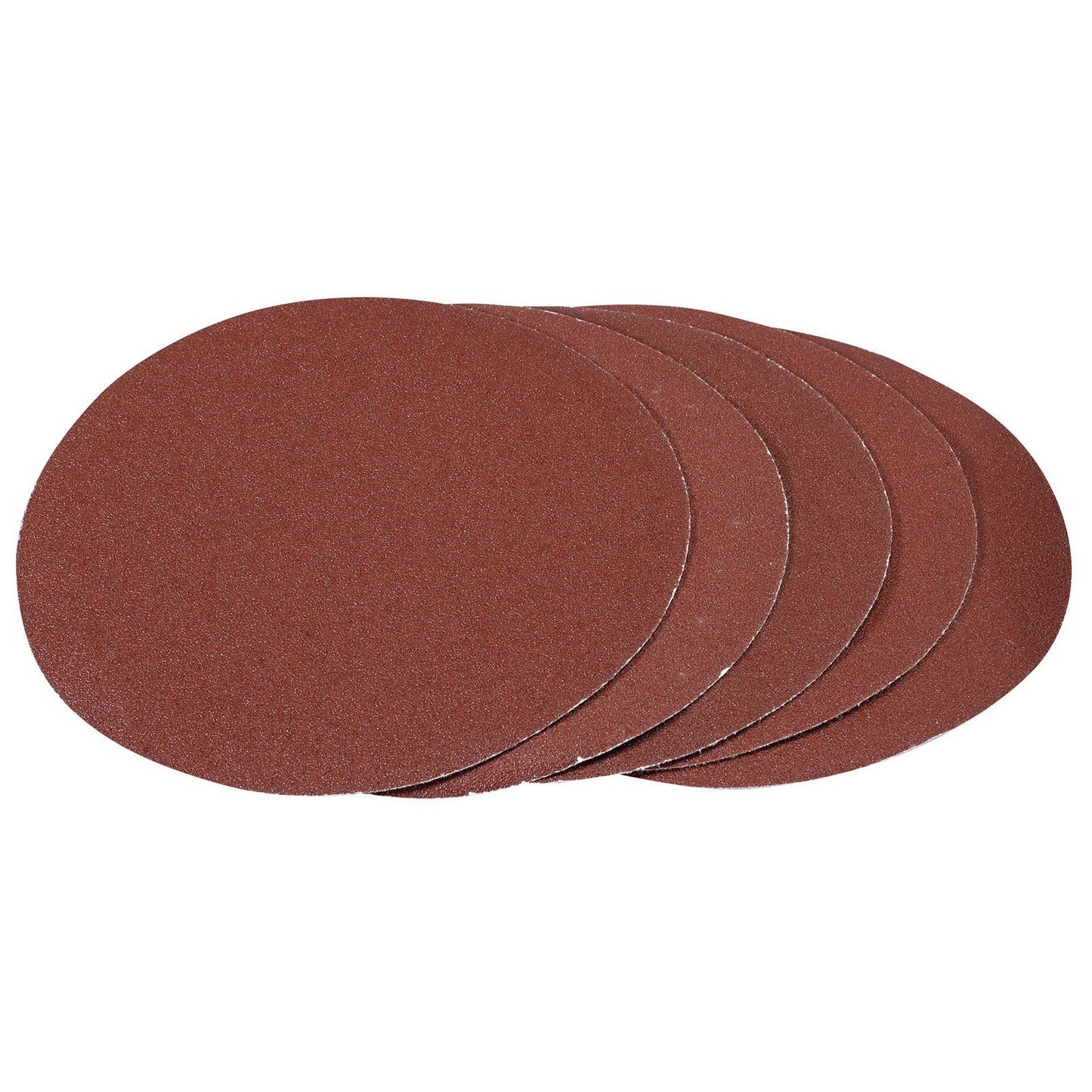 5Pc 80 GRIT SANDING DISCS Aluminium Oxide Hook & Loop 180mm Orbital Sander Pads - 93422