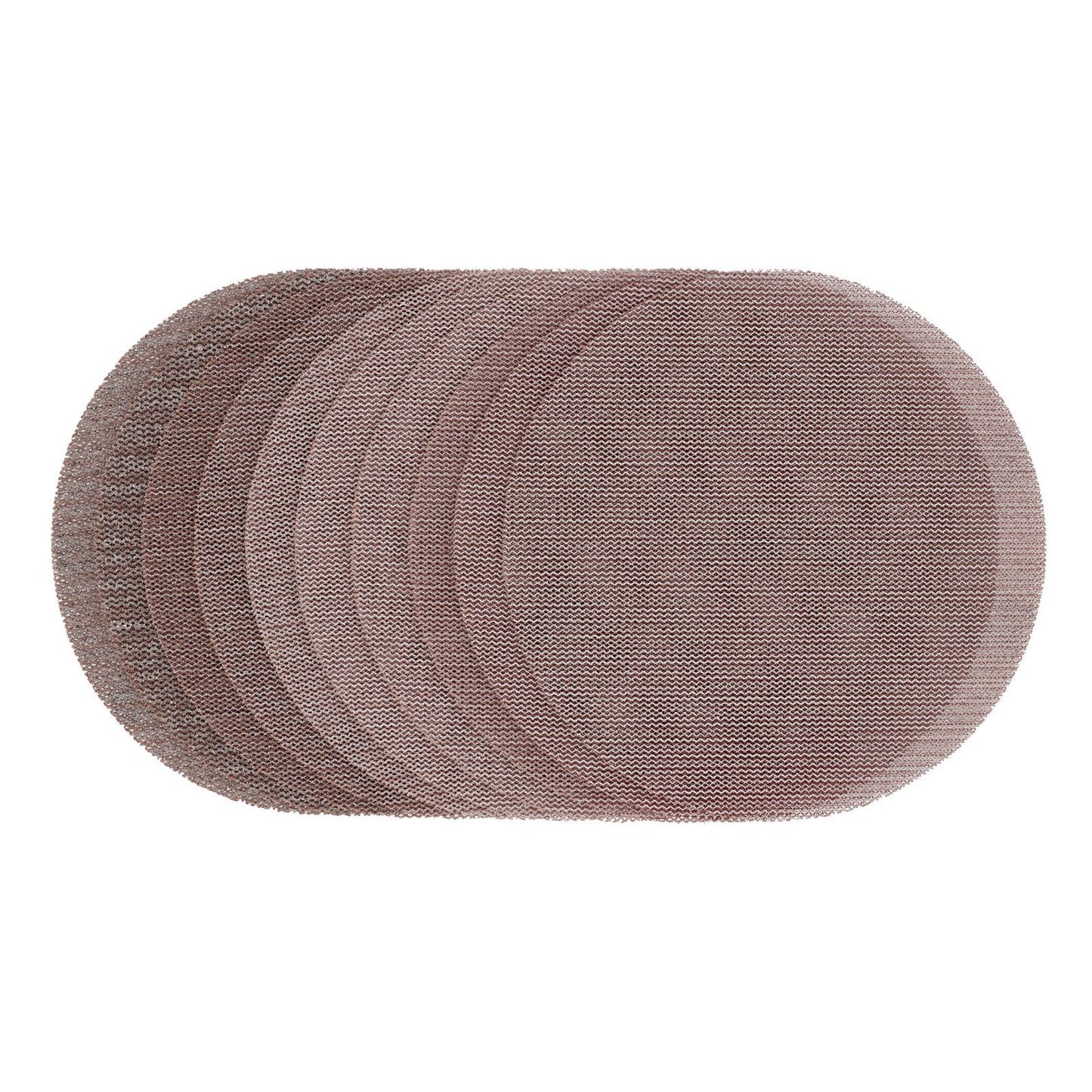 Mesh Sanding Discs, 150mm, Assorted Grit - 80G, 120G, 180G, 240G (Pack of 10) - 62989