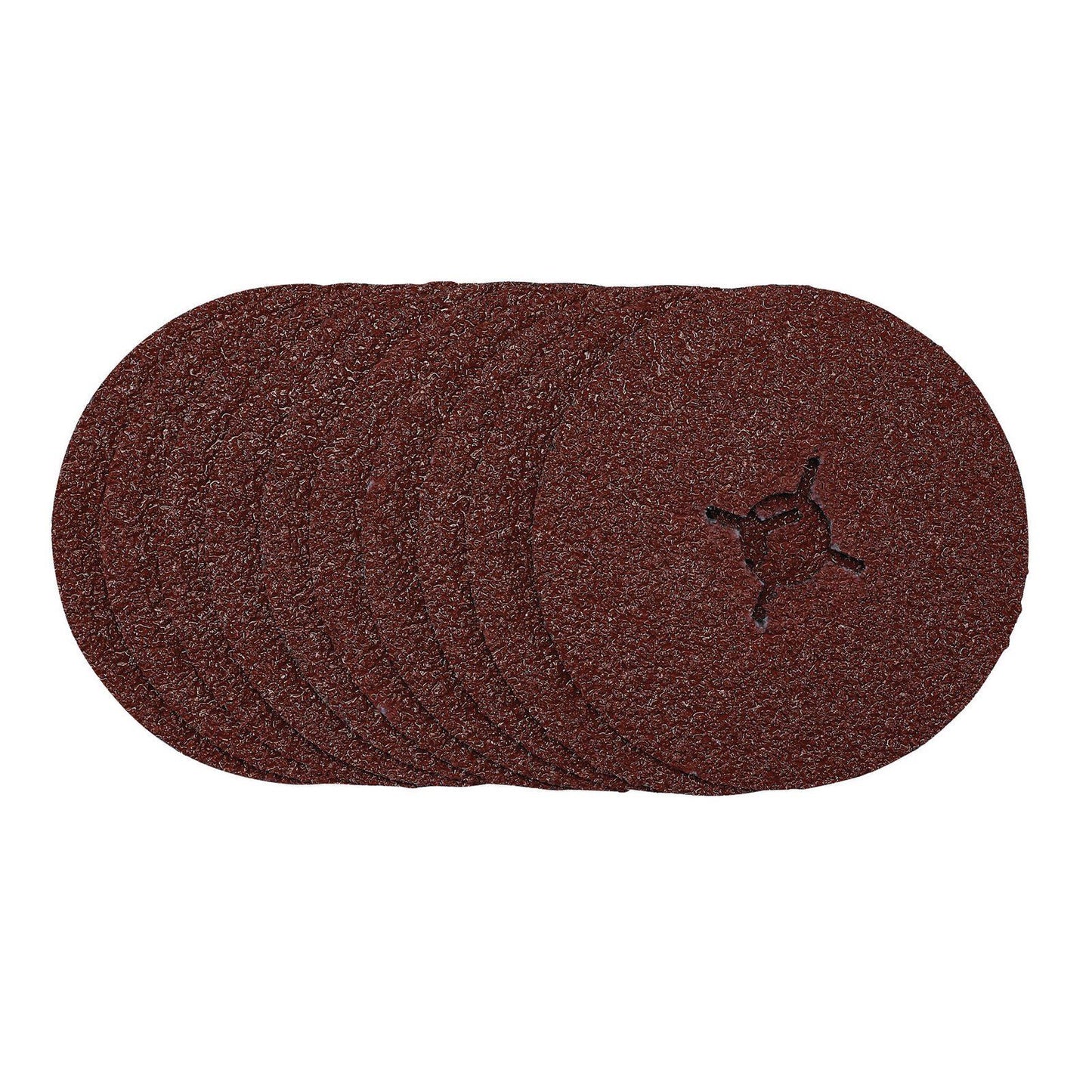 Draper Fibre Sanding Discs, 125mm, 24 Grit, (Pack of 10) SDFD125 (68618)