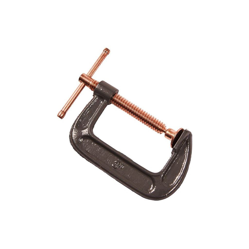 Ultra Heavy Duty 3"/75mm G Clamp Copper Plated Welding Diy Metal Grip/Vice Wood - W5700