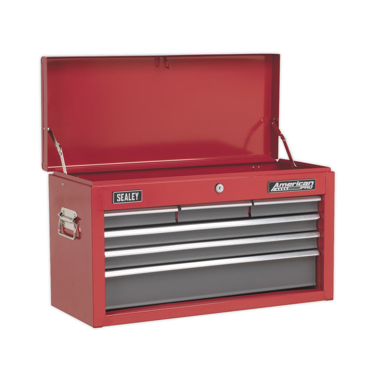 Sealey Topchest 6 Drawer with Ball-Bearing Slides - Red/Grey AP2201BB