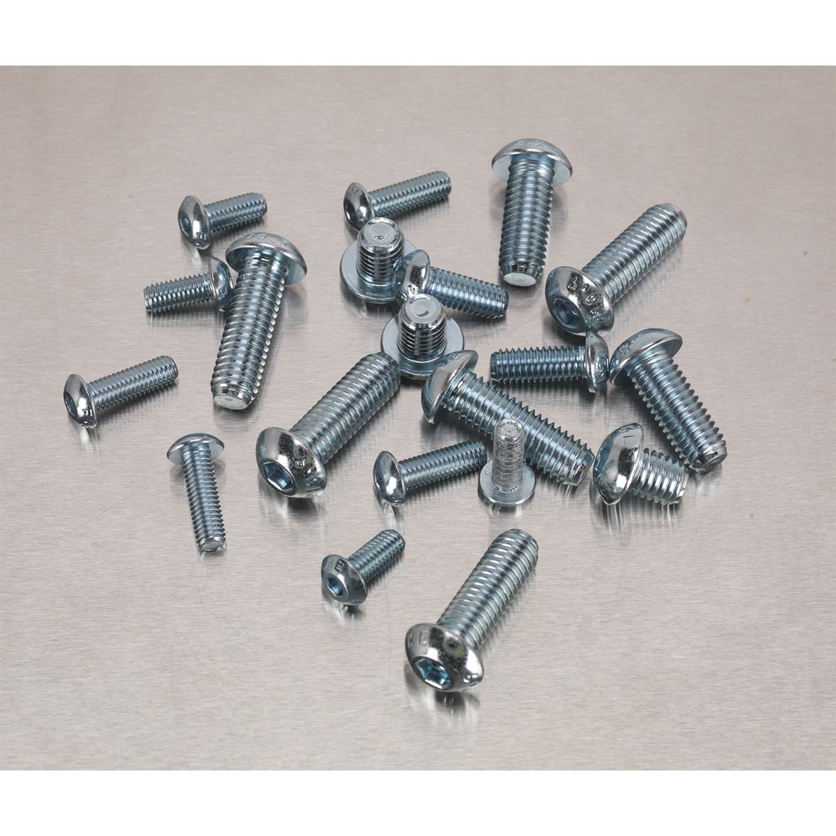 Sealey Socket Screw Asstmt 108pc M5-M10 Button Head High Tensile AB053BH