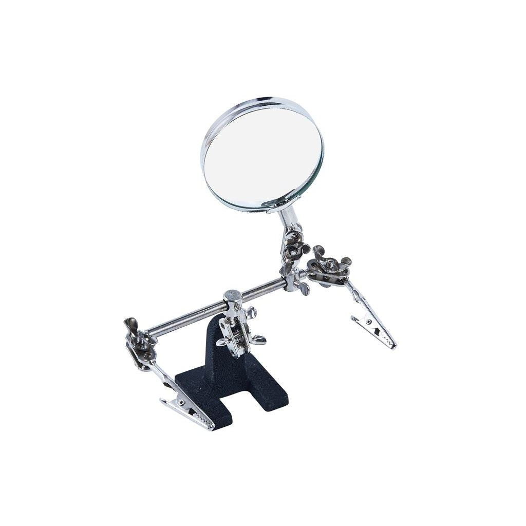 Amtech 60mm Helping Hand Magnifying Glass (Crafts Drawing Art Hobby Electrical) - S2900