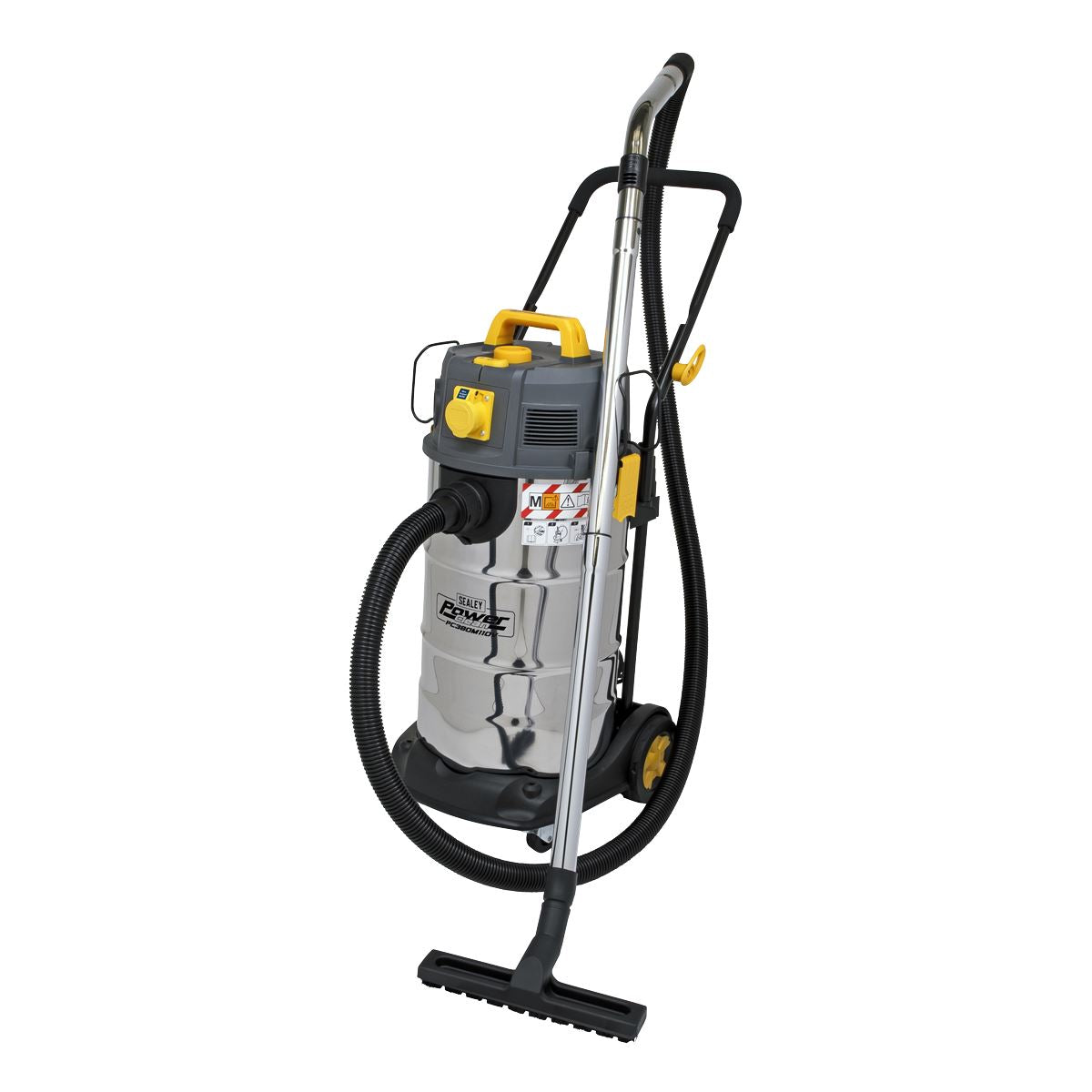 Sealey Vacuum Cleaner Industrial Dust-Free Wet/Dry 38L 1100W/110V PC380M110V