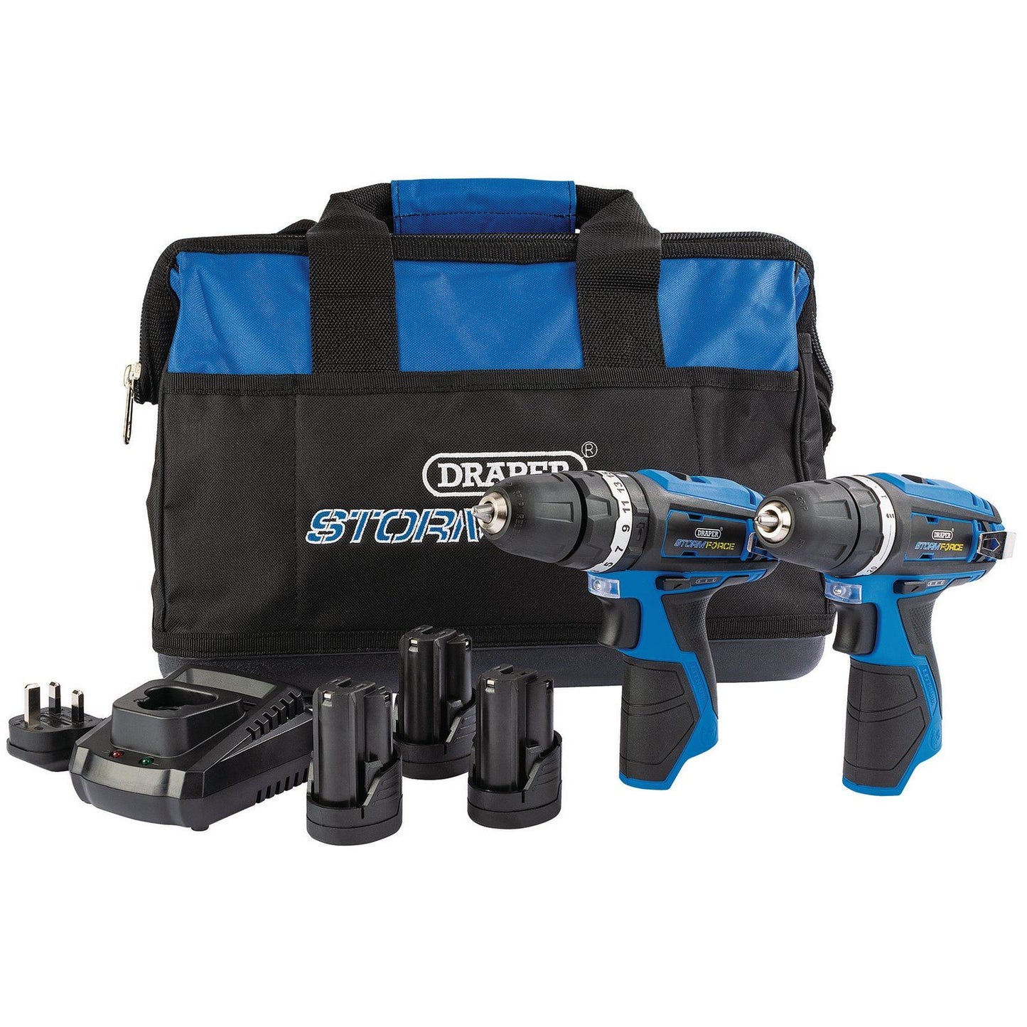 Draper 10.8V Drill TW/Pack +3 Batteries and Bag- Draper Interchange Mega Deal - 52031