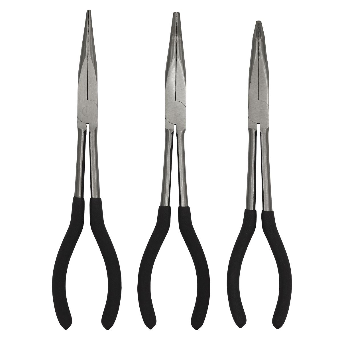 Sealey Needle Nose Pliers Set 3pc 275mm S0433