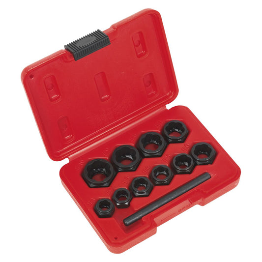 Sealey Bolt Extractor Set 11pc Spanner Type AK8183