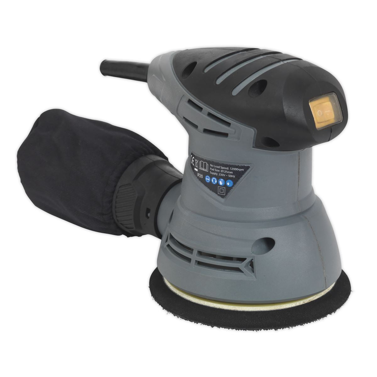 Sealey Dual Action Palm Sander 125mm 240W/230V S0125