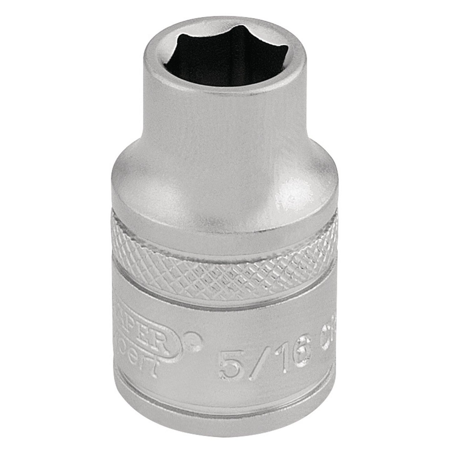 Draper Expert Quality Chrome 3/8" Square Drive 6 Point Imperial Socket - 5/16" - 16549