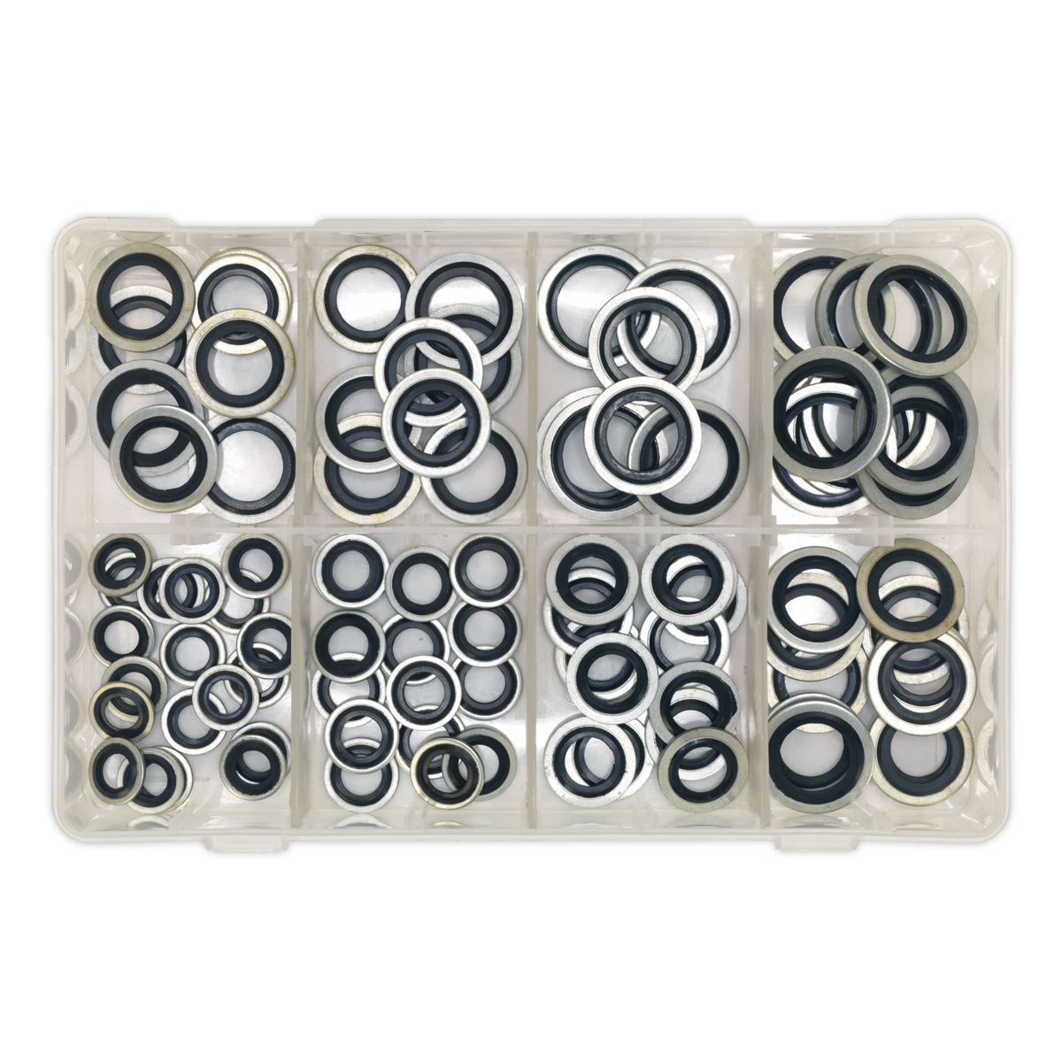 Sealey Bonded Seal (Dowty Seal) Assortment 88pc - Metric AB010DS