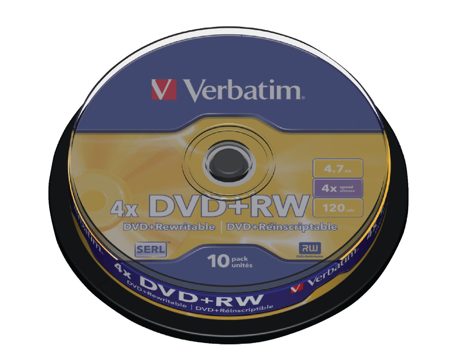 Verbatim DVD+RW Matt Silver